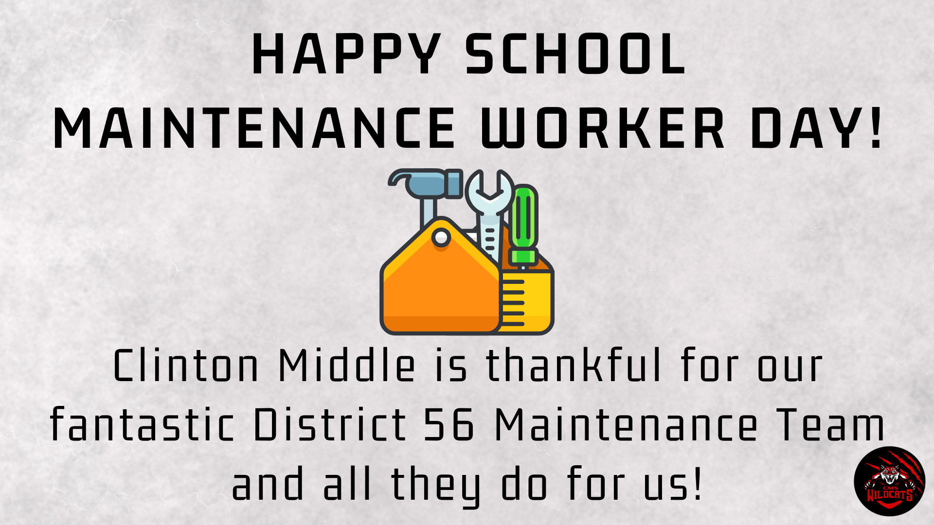 School Maintenance Worker Day
